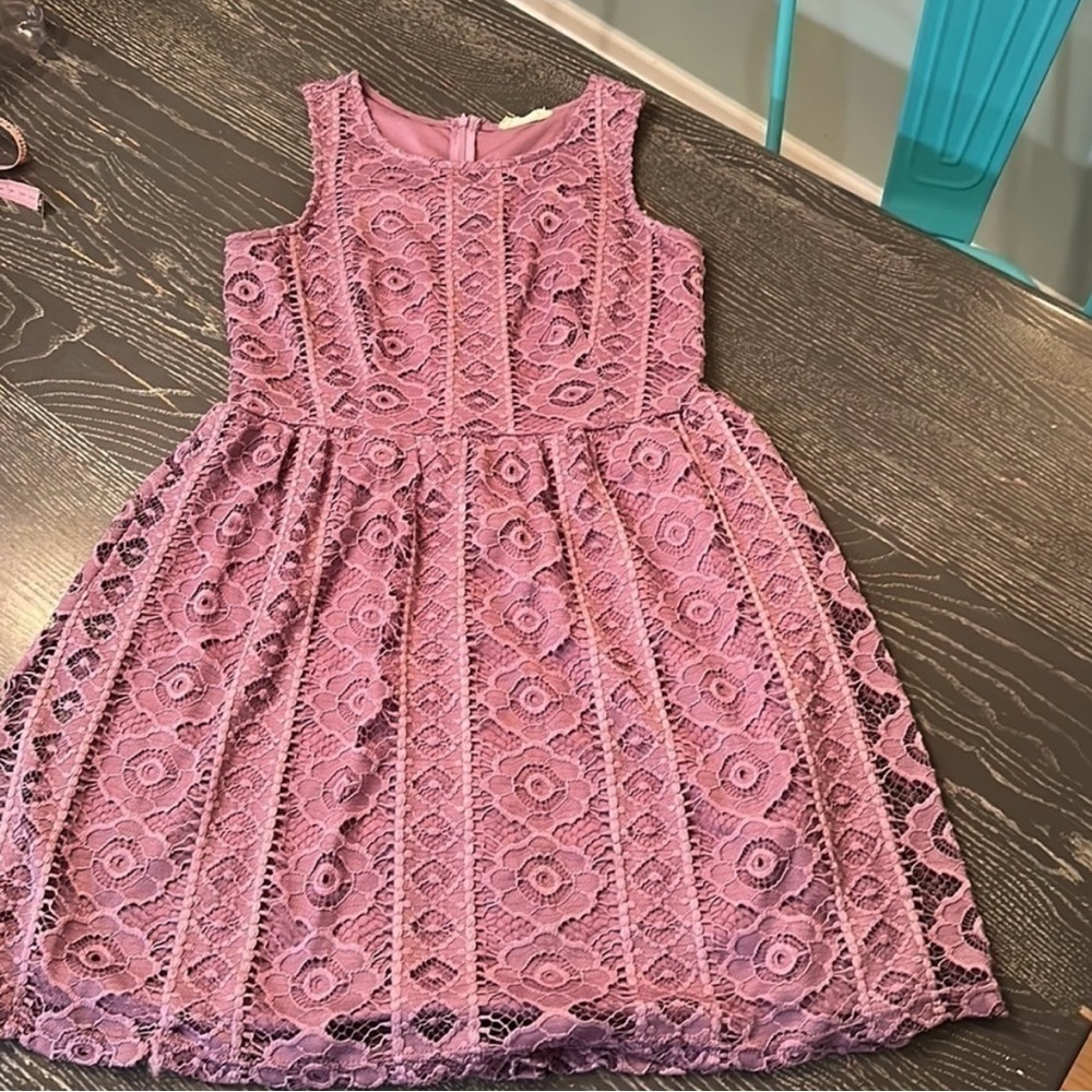 Altar’d state purple lace dress-size medium